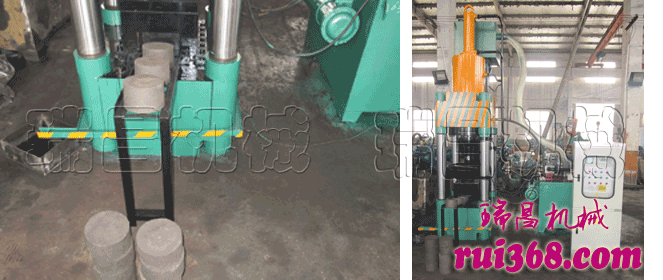 屑餅機(jī)采用先進(jìn)技術(shù)，對(duì)鋁屑、銅屑、生鐵屑?jí)簤K